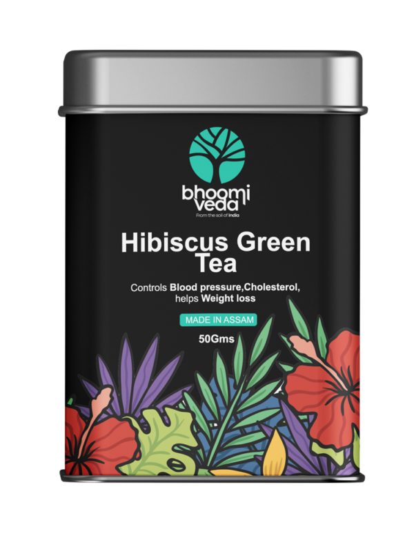 Bhoomi Veda © Hibiscus Green Tea 50Gm