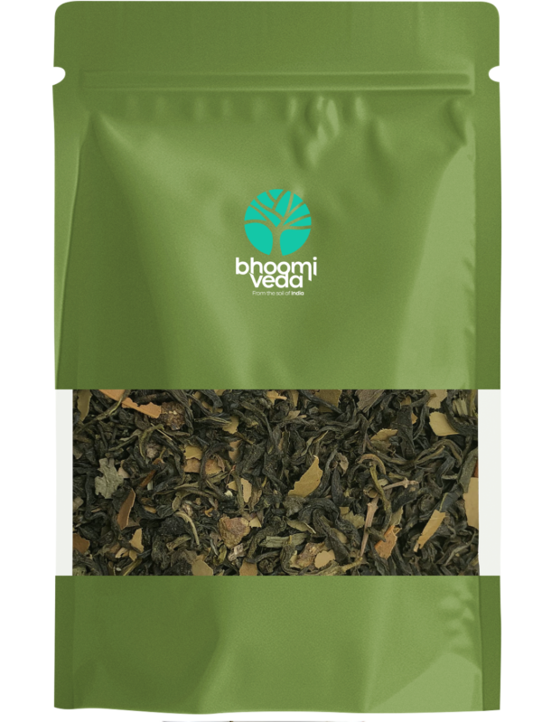 Bhoomi Veda © Mint Green Tea 50Gm Pouch